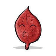 red leaf cartoon character N5