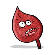 red leaf cartoon character N7