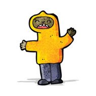 cartoon boy in hooded top N12