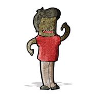 cartoon man pointing at self