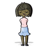 cartoon pretty girl N2