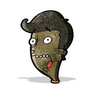 cartoon shocked boy