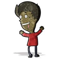 cartoon happy boy N6