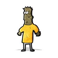 Cartoon Man Shrugging Shoulders N9