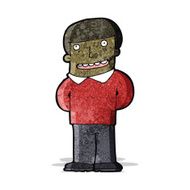 cartoon friendly man N2