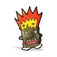 cartoon man with exploding head N2