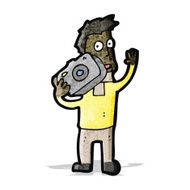 cartoon man with camera N2