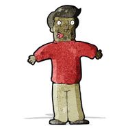 cartoon man with no worries