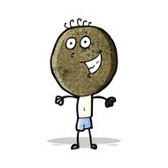 cartoon happy doodle man N6