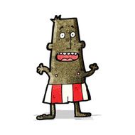 cartoon man in boxer shorts N2