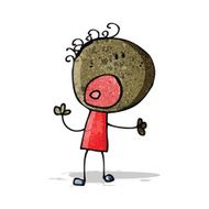 cartoon complaining doodle man N3