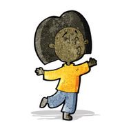 cartoon happy man N10