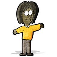 cartoon happy man N12