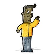 cartoon happy man N13