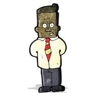 cartoon happy man N14