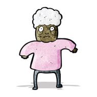 cartoon old woman N2