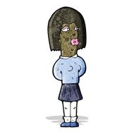 cartoon manly woman N2