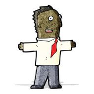 cartoon excited man N6