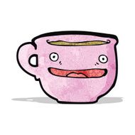 cartoon happy cup