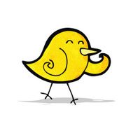 cartoon little bird N4