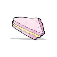 cartoon slice of cake