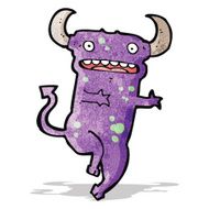 cartoon dancing devil