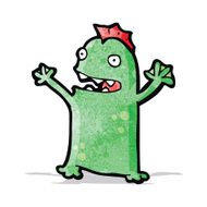 Cartoon Swamp Monster N5