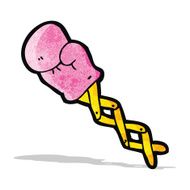 cartoon joke boxing glove N2
