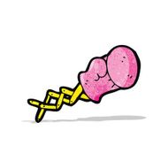 cartoon joke boxing glove N3