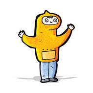 cartoon boy in hooded top N13