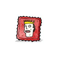 cartoon postage stamp N2