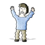 cartoon terrified man N7