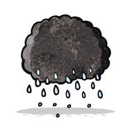 cartoon raincloud