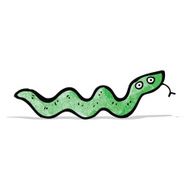 slithering snake cartoon