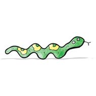 slithering snake cartoon N2