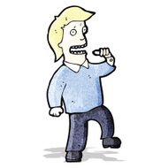 cartoon confident man N4
