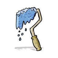 cartoon paint roller N3