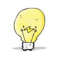 electric light bulb idea symbol