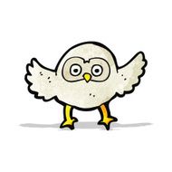 cute little owl cartoon
