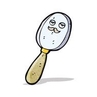 Cartoon Magnifying Glass N14