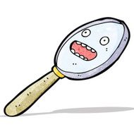 Cartoon Magnifying Glass N16