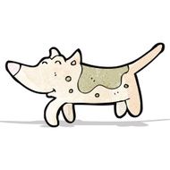 cartoon little dog N8