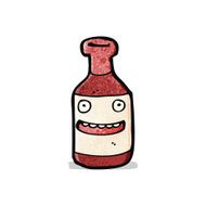 Wine Bottle Cartoon N8