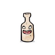 bottle cartoon character N2