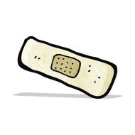 cartoon sticking plaster N2