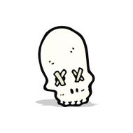 spooky skull symbol N4