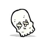 spooky skull symbol N5