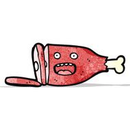 meat cartoon character
