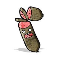 cartoon chopped sausage N2