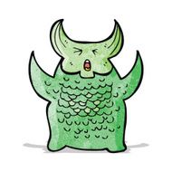 Cartoon monster N13